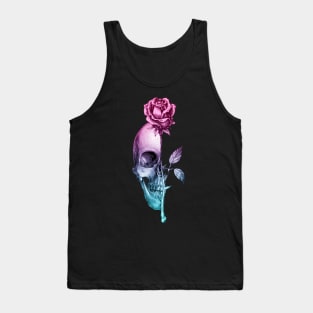 Half Love Skull Tank Top